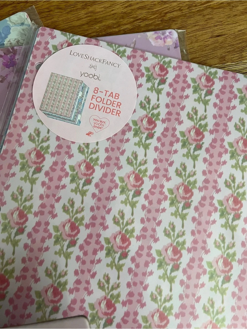 LoveShackFancy Yoobi Target Pink Stationery Set